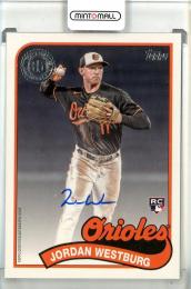 2024 Topps Jordan Westburg 1989 Topps Autographs Baltimore Orioles