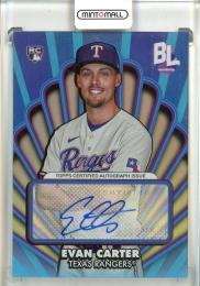 2024 Topps Big League Evan Carter Opening Act Autographs《やや難あり》 Texas Rangers