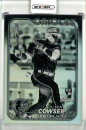2024 Topps Chrome Update Colton Cowser Rookie Debut Negative Refractors Baltimore Orioles
