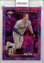 2024 Topps Chrome Update Colt Keith Magenta Purple Lava Lamp Refractors【239/299】 Detroit Tigers