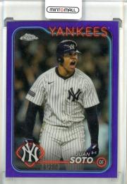 2024 Topps Chrome Update Juan Soto Purple Refractors【118/250】 New York Yankees