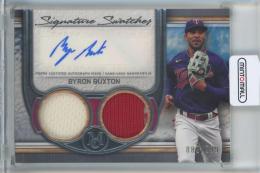 2023 TOPPS MUSEUM COLLECTION Byron Buxton Single-Player Signatures Swatches Dual Relic Autographs【082/299】 Minnesota Twins