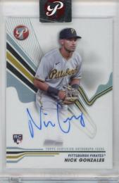 2024 TOPPS Pristine Nick Gonzales Autographs #PANGO Pittsburgh Pirates