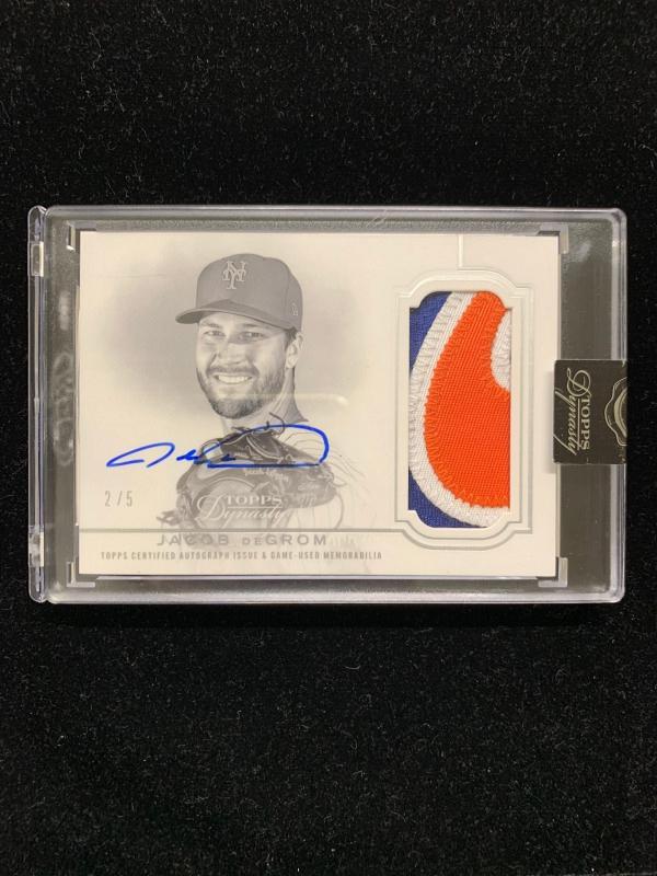 ミントモール / MINT 浦和店 / 2020 Topps Dynasty New York Mets Jacob deGrom Dynasty  Autographed Patch Silverパラレル版 2/5