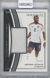 2023-24 PANINI Immaculate Collection Remarkable Memorabilia Silver / ANTONIO RUDIGER(Germany) 【24/49】