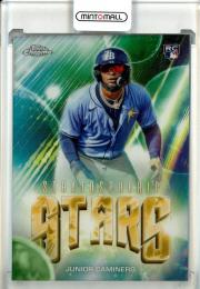 2024 Topps Chrome Update Junior Caminero Stratospheric Stars Tampa Bay Rays