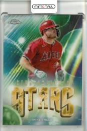 2024 Topps Chrome Update Mike Trout Stratospheric Stars Los Angeles Angels