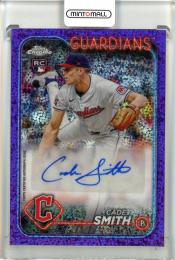 2024 Topps Chrome Update Cade Smith Autographs Purple Speckle Refractors【257/299】 Cleveland Guardians
