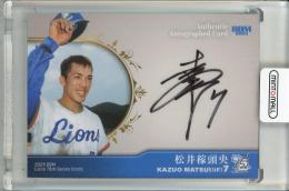 2025 ライオンズ 75th 松井稼頭央 直筆サインカード【39/60】 西武ライオンズ