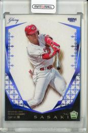 2025 BBM Glory 佐々木泰 ホロブール箔【09/50】 広島カープ