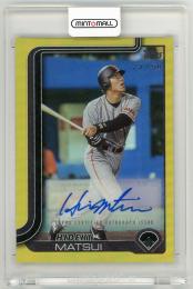 2025 TOPPS NPB 松井秀喜 Legend Autograph Gold Foil Parallels【27/50】 読売ジャイアンツ