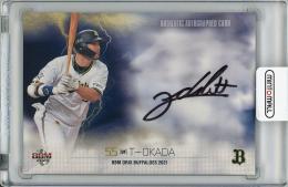 【裏面微スレあり】2021 BBM オリックス・バファローズ T-岡田 直筆サインカード【51/80】