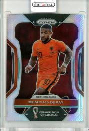 2022 PANINI PRIZM FIFA WORLD CUP QATAR Netherlands Memphis Depay Base Silver Prizm