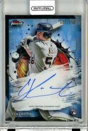 2024 Topps Finest Colt Keith #FA-CK RC Autographs Sky Blue Refractors【067/150】 Tigers