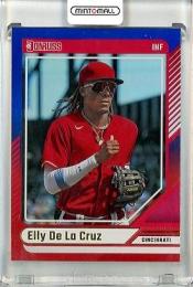 2024 Panini Donruss Elly De La Cruz #18 Red and Blue Reds