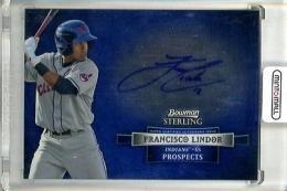 2012 Topps Bowman Sterling Francisco Lindor #BSAP-FL Prospect Autographs Indians