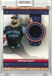 2024 Topps Update Series Tanner Scott #ASR-TS All-Star Stitches Relics Marlins