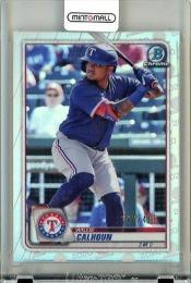 2020 Topps Bowman Chrome Willie Calhoun #19 Refractors【140/499】 Rangers