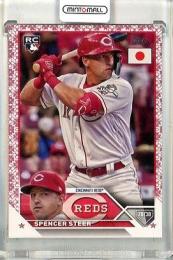 2023 Topps Baseball Japan Edition Spencer Steer #89 RC Cherry Blossoms【84/99】 Reds