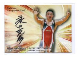 2020 BBM Infinity インフィニティ レスリング 永田克彦 横型直筆サインカード 39/90