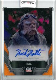 2024 Topps Star Wars Chrome Galaxy Nick Nolte as Kuiil Galaxy Autographs/#A-NN【10/25】