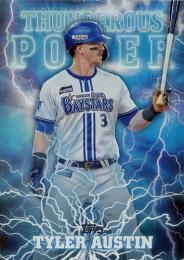 2025 TOPPS NPBプロ野球 #TP-3 T.オースティン(横浜DeNA) THUNDEROUS POWER インサートカード
