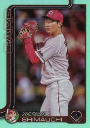 2025 TOPPS NPBプロ野球 #21 島内颯太郎(広島)【アクアレインボーフォイル版】レギュラーカード