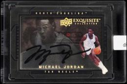 2011-12 Exquisite Collection #DML Michael Jordan Dimensions Autographs (MSV#1643)