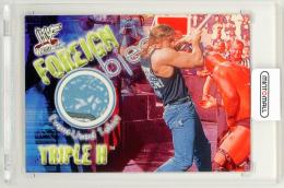 2001 Fleer WWF WrestleMania Triple H Foreign Objects Event-Used T-shirt