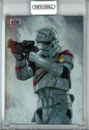 2024 Topps Star Wars Chrome Galaxy Night Trooper Galactic Empire Art/#GE-9【92/99】