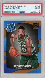 2017-18 PANINI Donruss Jayson Tatum Base #198 PSA9 MINT