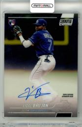 2022 Topps Stadium Club Chrome Vidal Brujan #SCCBA-VB Base Autograph Card Rays