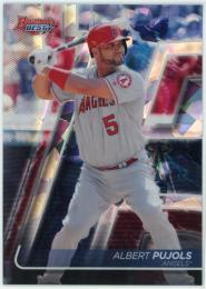2020 Bowman's Best Atomic Refractors #59 Albert Pujols リフラクターパラレル版 レギュラーカード