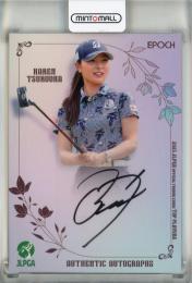 EPOCH 2025 JLPGA OFFICIAL TRADING CARDS TOP PLAYERS 鶴岡果恋 直筆サインカード【09/78】