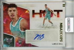 2020-21 Hoops LaMelo Ball Hot Signatures Rookies #30 Charlotte Hornets