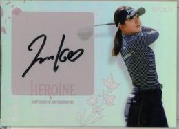 EPOCH 2025 JLPGA OFFICIAL TRADING CARDS TOP PLAYERS 岸部桃子 直筆サインカード【14/20】