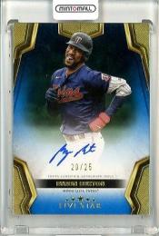 2024 Topps Five Star Byron Buxton #FSA-BB Autographs Blue【20/25】 Twins
