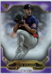 2020 Topps Triple Threads Amethyst #35 Justin Verlander 270/299