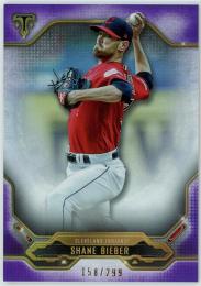 2020 Topps Triple Threads Amethyst #31 Shane Bieber 158/299