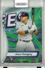 2024 Topps Stadium Club Jasson Dominguez #TRI-9 Triumvirates Green【15/50】 Yankees