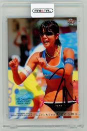 2009 BBM 優勝記念カードセット Take&Miwa Dreams ビーチバレー 西堀健実 ピンク箔サインカード 61/75