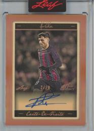 2023 Leaf Art of Sport Pedri Carte-De-Visite #CDV-P1【2/20】 FC Barcelona