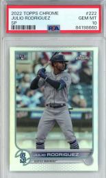 2022 Topps Chrome Julio Rodriguez SP【PSA10】《Gem-MINT》 Seattle Mariners