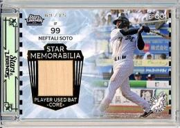 2024 EPOCH 千葉ロッテマリーンズ STARS&LEGENDS WITH MEMORABILIA ネフタリ・ソト #SMC-02 Star Memorabilia Player Used Bat Core バットカード コア版【69/75】