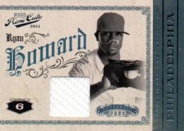 2011 PANINI Prime Cuts  Ryan Howard Game Used Material 182/199
