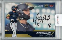 2023 BBM オリックス・バファローズ マーウィン・ゴンザレス 直筆サインカード【27/89】