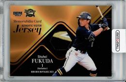 【表面左下若干難あり】2023 BBM オリックス・バファローズ 福田周平 パッチカード【29/30】