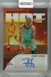 2023-24 Panini NBA Hoops Jeremy Sochan Hot Signatures #7 Auto  San Antonio Spurs