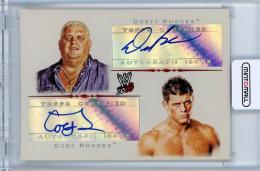 2009 Topps WWE  Dusty Rhodes / Cody Rhodes Dual Autographs