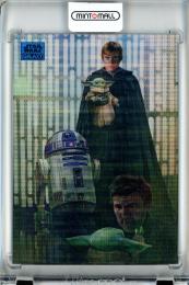 2024 Topps Star Wars Chrome Galaxy The Choice Base/Parallel/#78//Luke/Grogu/R2-D2【093/199】